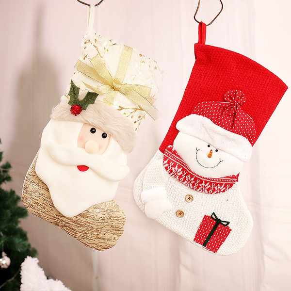 Krismas Christmas Ornament Hotselling Christmas Socks Gift Bag Gift Box Christmas Tree