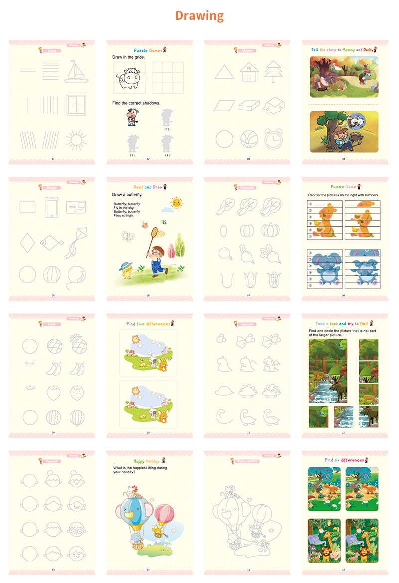 Reusable Writing Practice Copybook Handwriting Pens for Kids Magic ...