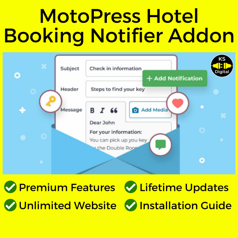 [Latest] MotoPress Hotel Booking Notifier Addon WordPress Plugin (Free ...