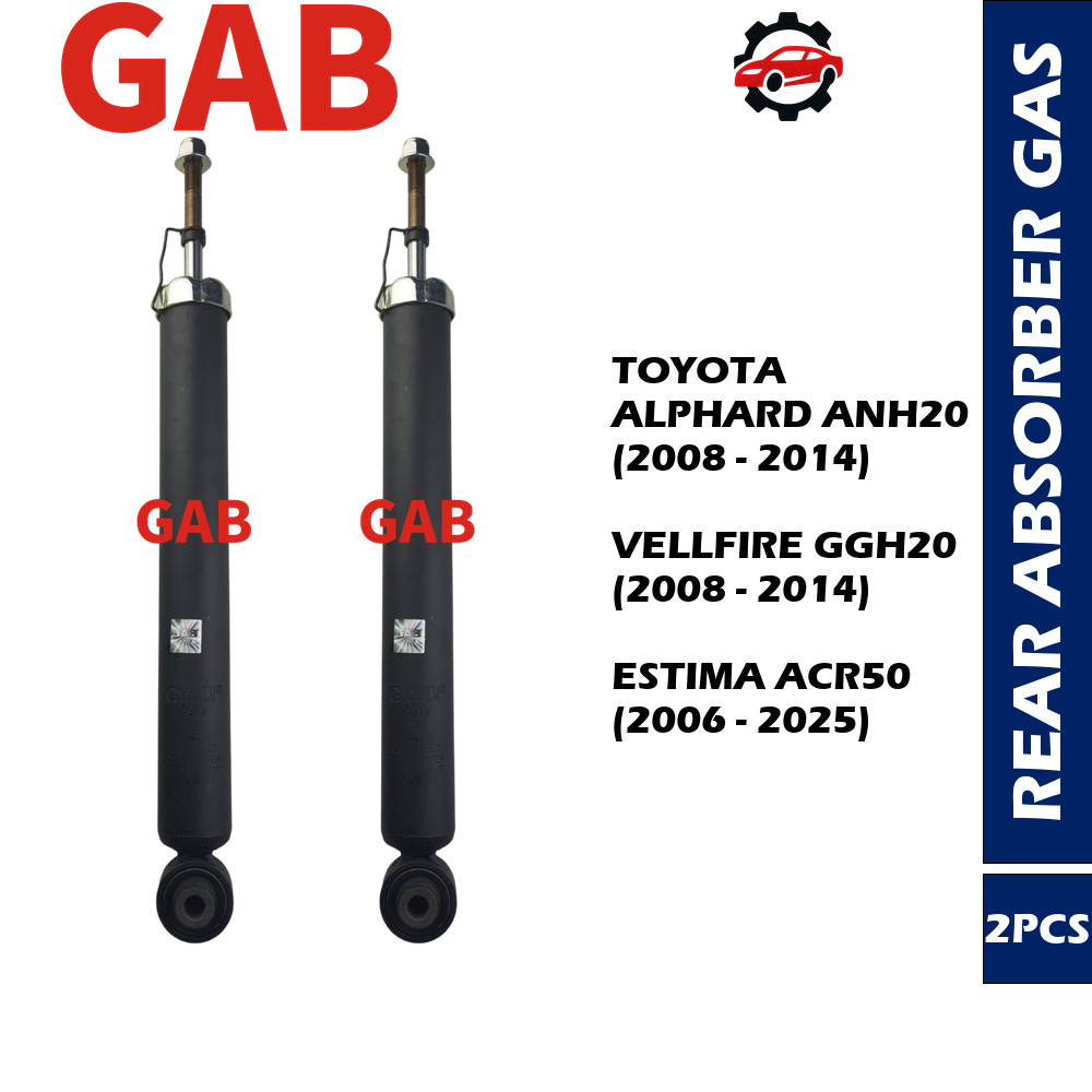 GAB REAR ABSORBER GAS TOYOTA ALPHARD ANH20 ESTIMA ACR50 VELLFIRE GGH20 ...