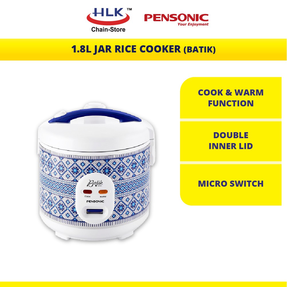 PENSONIC 1.8L Batik Series Rice Cooker PSR-1801 | Shopee Malaysia