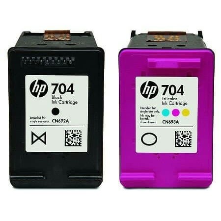 HP 704 Original Ink Advantage Cartridges (Black/Colour/Combo pack ...