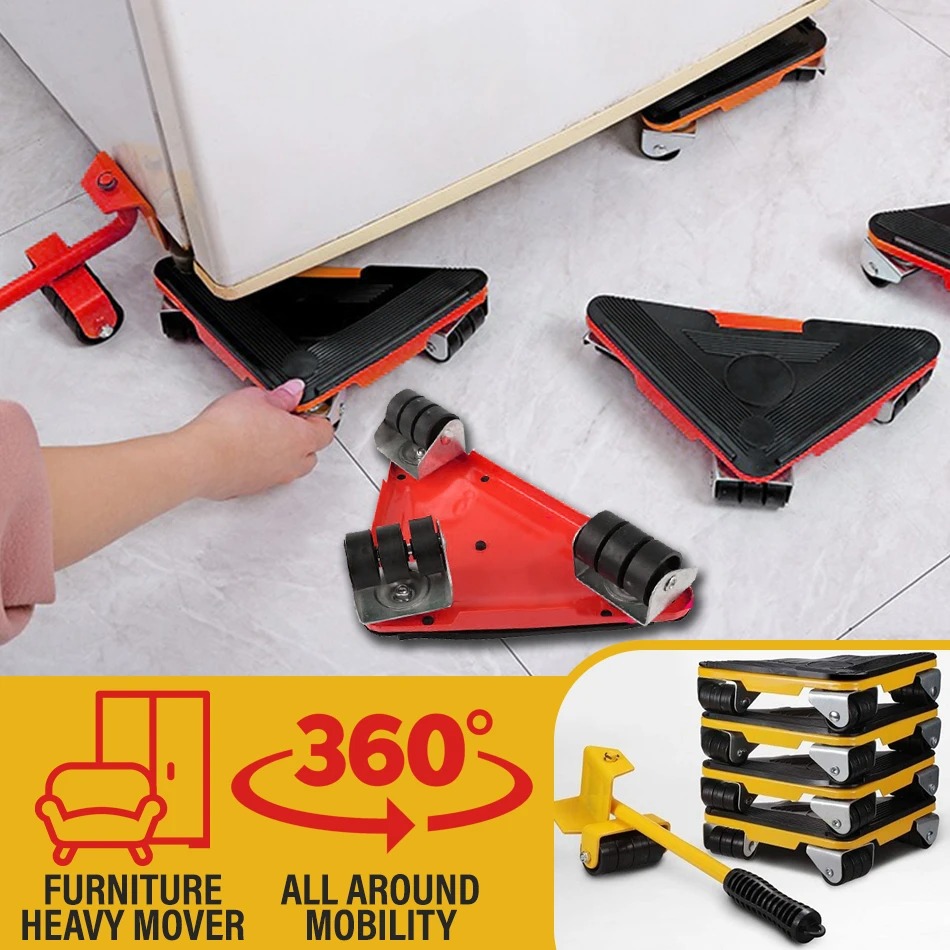 Arjoie Heavy Duty Furniture Lifter Mover and Moving Slider Tool Set