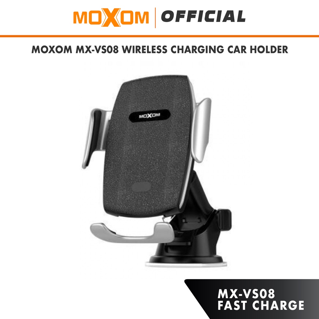 Moxom Cyclops Infrared Sensing Auto Clamping Wireless Charging Car Mount Phone Holder MX-VS08