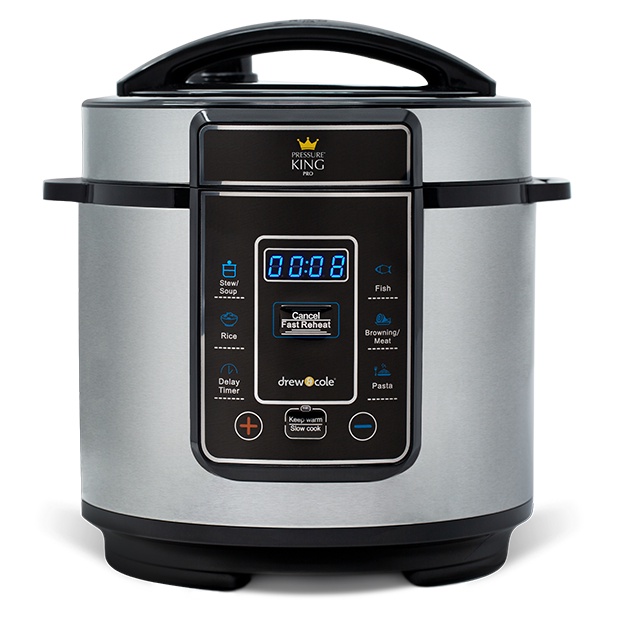 Drew & Cole Pressure King Pro Electric Pressure Cooker 8in1 Multi Cooker Rice Cooker Slow