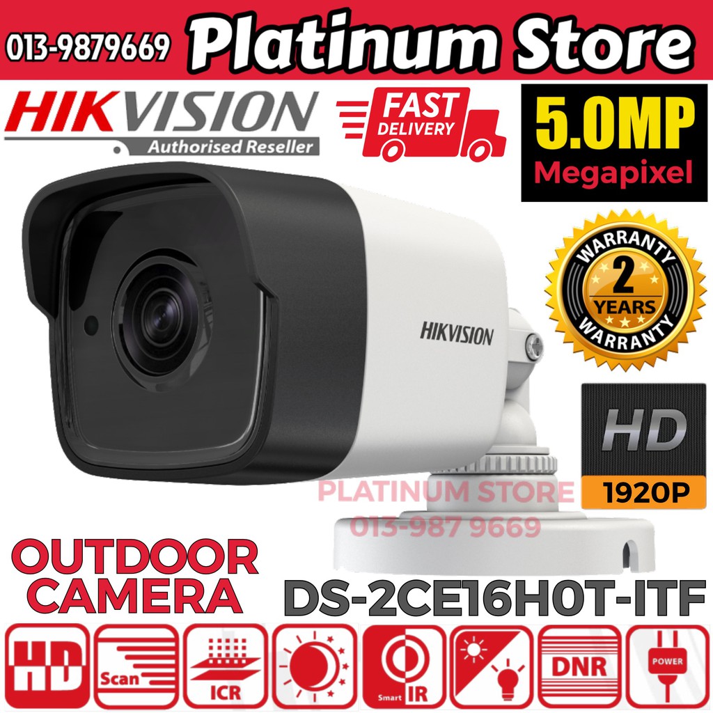 HIK HIKVISION 5MP 1920P HD Outdoor IR INFRARED Bullet TVI 2.8MM 3.6MM 5 ...