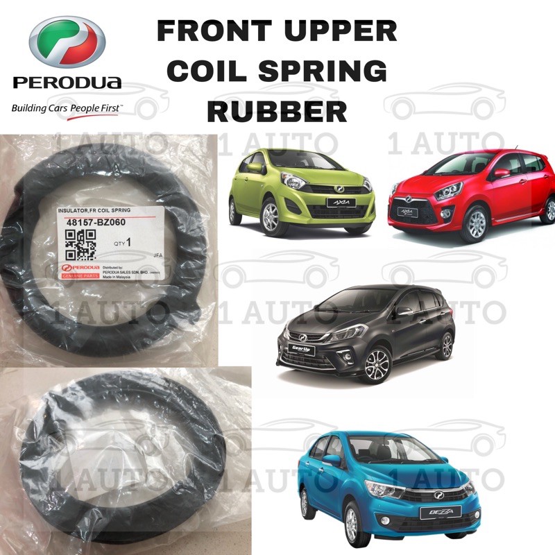 (ORIGINAL PERODUA PARTS) FRONT (DEPAN) UPPER COIL SPRING RUBBER PERODUA ...
