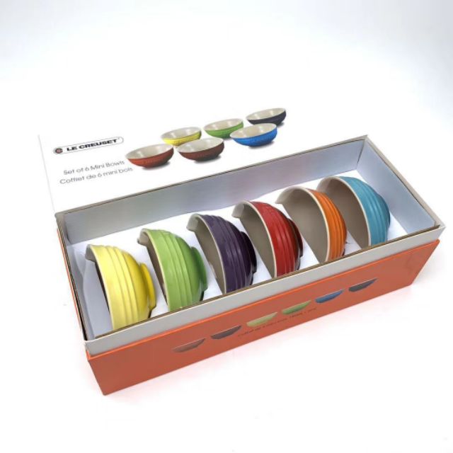 💥Ready Stock💥Le Creuset Stoneware Rice Bowls set of 6 Shopee Malaysia
