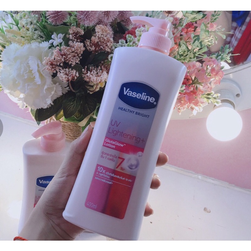 New Model) Vaseline Healthy Lightening 10X Thailand Body Lotion 400ml ...