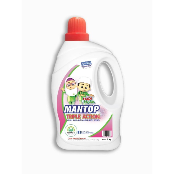 MANTOP Triplle Action RED LADIES 5L PASTI ( power gel liquid) | Shopee ...