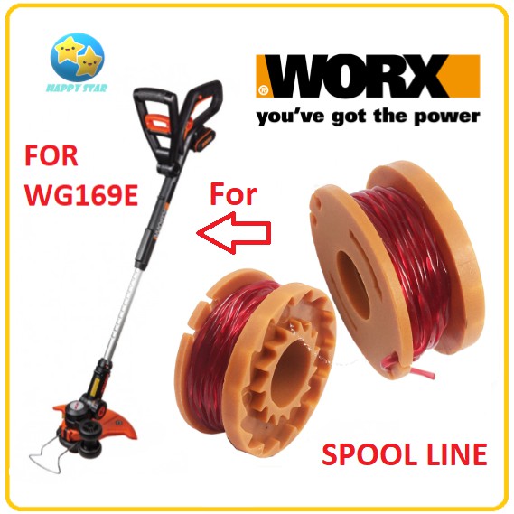 WG169E REPLACEMENT SPOOL LINE STRING CUTTER REFILL FOR WORX WG169