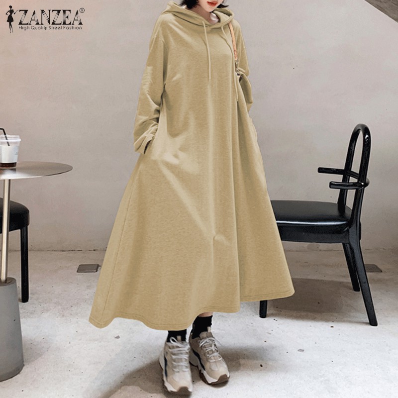 Zanzea Hoodie Dress