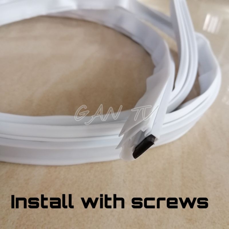 2Meter High Quality Install By Screw Door Fridge Rubber Showcase w