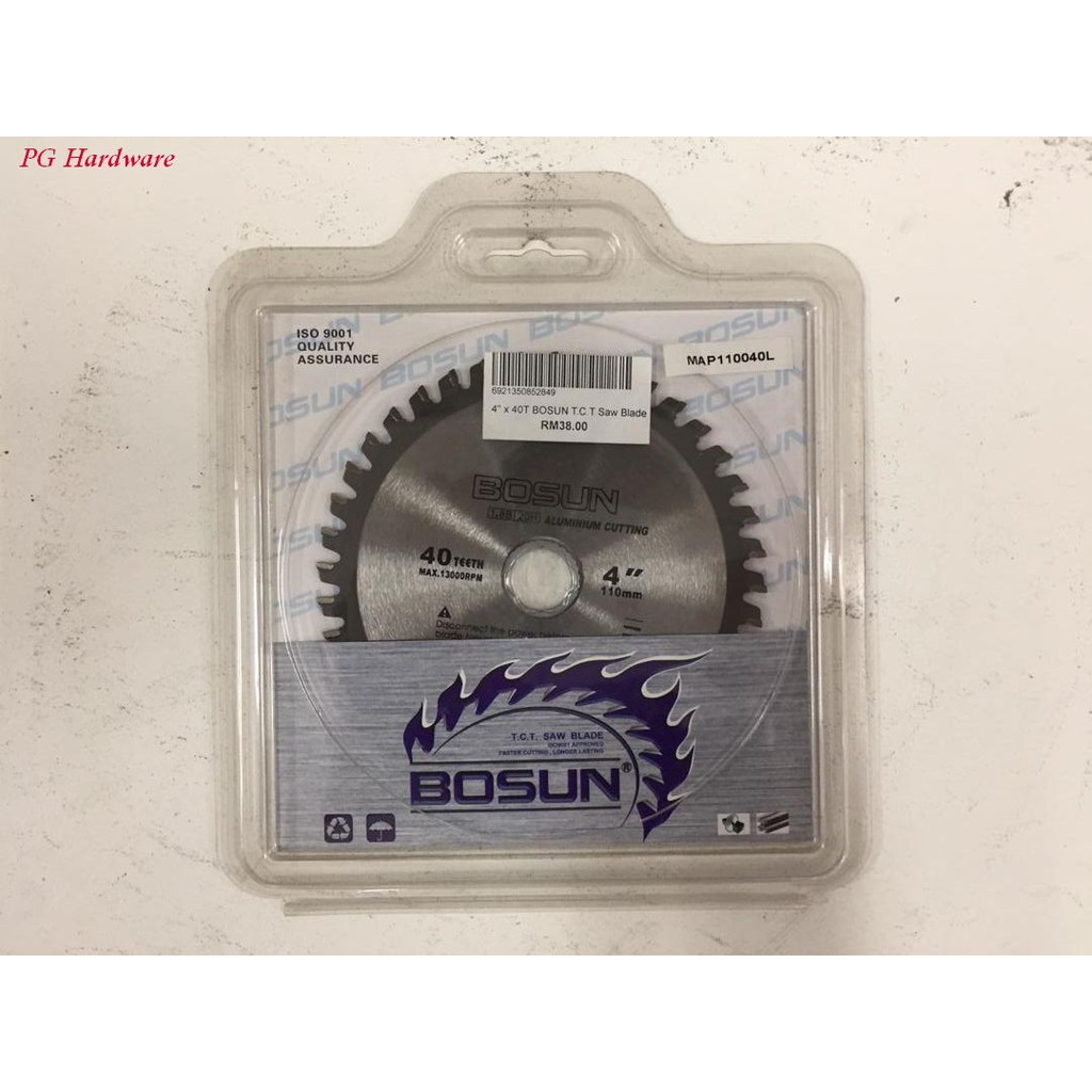 BOSUN TCT Aluminium Saw Blade @4'' | Shopee Malaysia