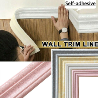 Living Room Wall Protection Self-adhesive Thickened Anti-fouling  Wainscoting PVC Waterproof Wall Panels Large Size WallSurrounds