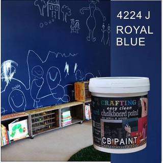 CHALKBOARD PAINT ( 1L ) CRAFTING EASY CLEAN FOR INTERIOR & EXTERIOR WALL  PAINT / PAPAN KAPUR CAT / D wpc