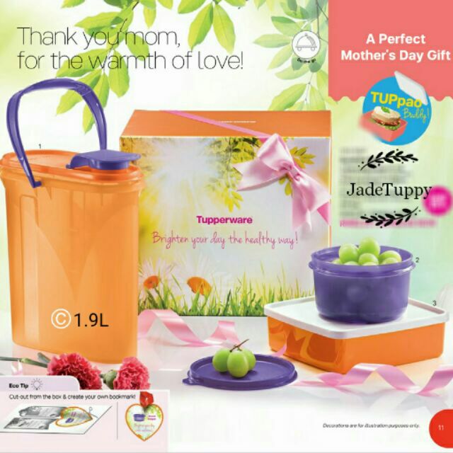 Tupperware Sunshine Set (with gift box) | Shopee Malaysia