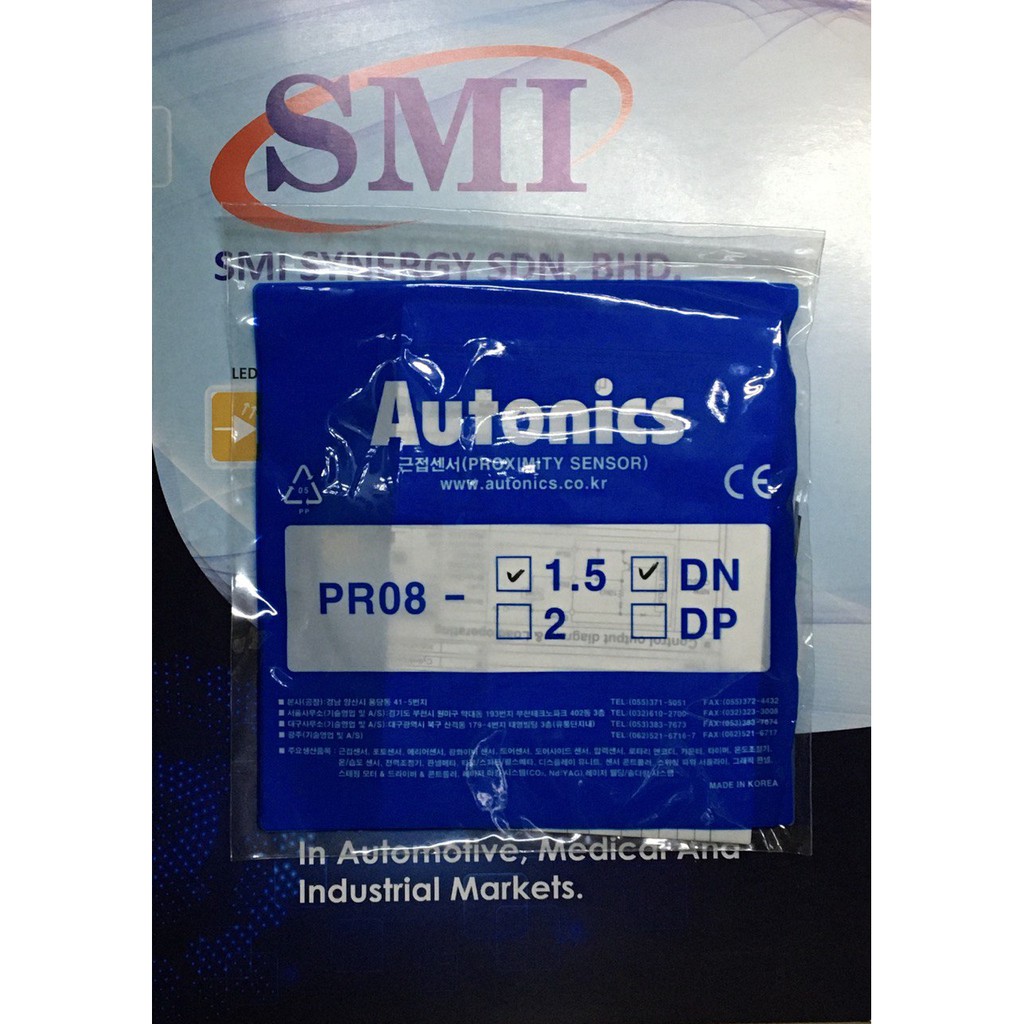 AUTONIC PROXIMITY SENSOR 1.5mm SENSING PR08-1.5DN | Shopee Malaysia