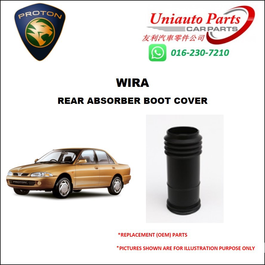 PROTON WIRA REAR ABSORBER BOOT COVER (PIECE) | Shopee Malaysia