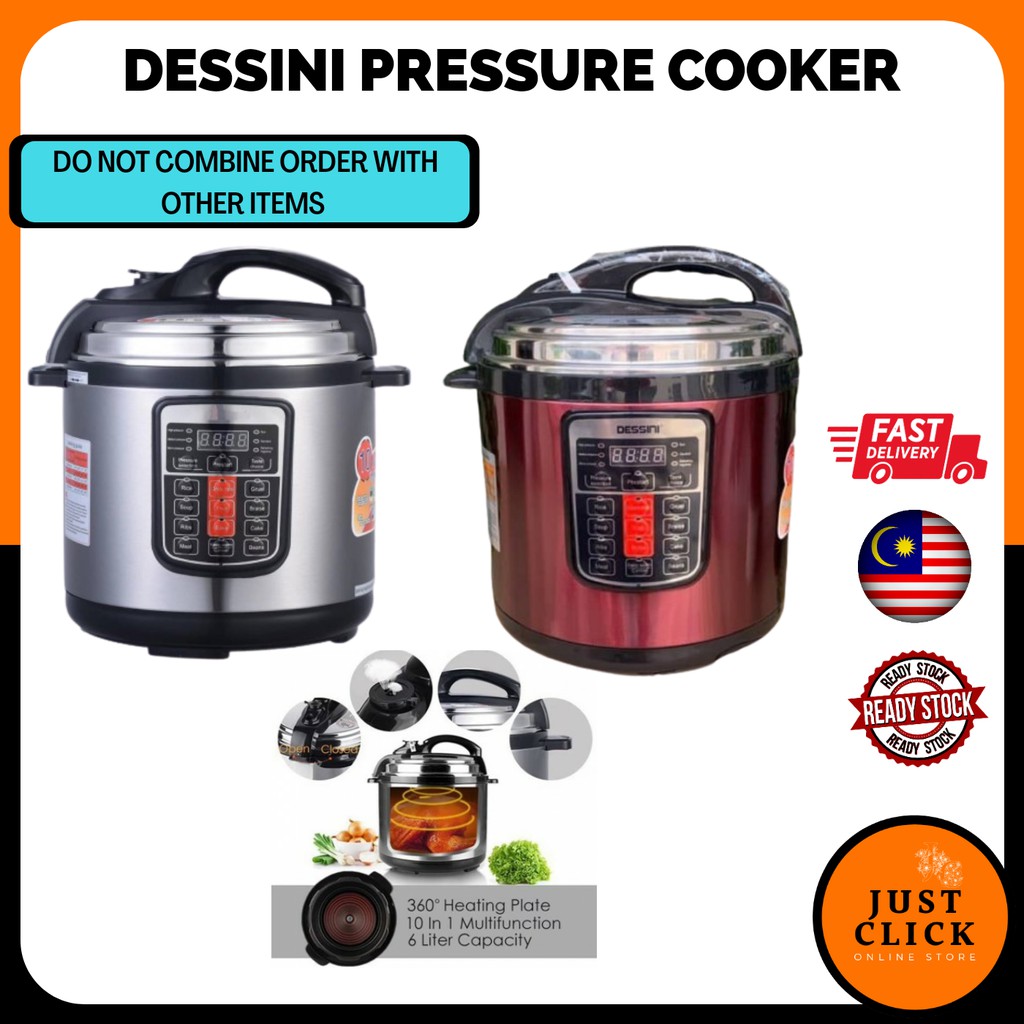 DESSINI Electric Pressure Cooker 6L Multi cooker Rice Cooker Shopee Malaysia