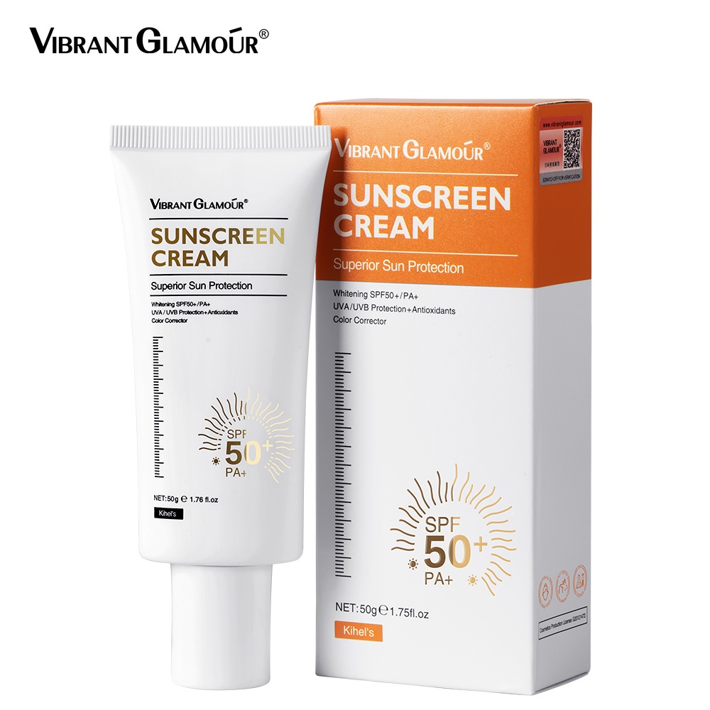 VIBRANT GLAMOUR Whitening Sunscreen Cream Sunblock for Face and Body
