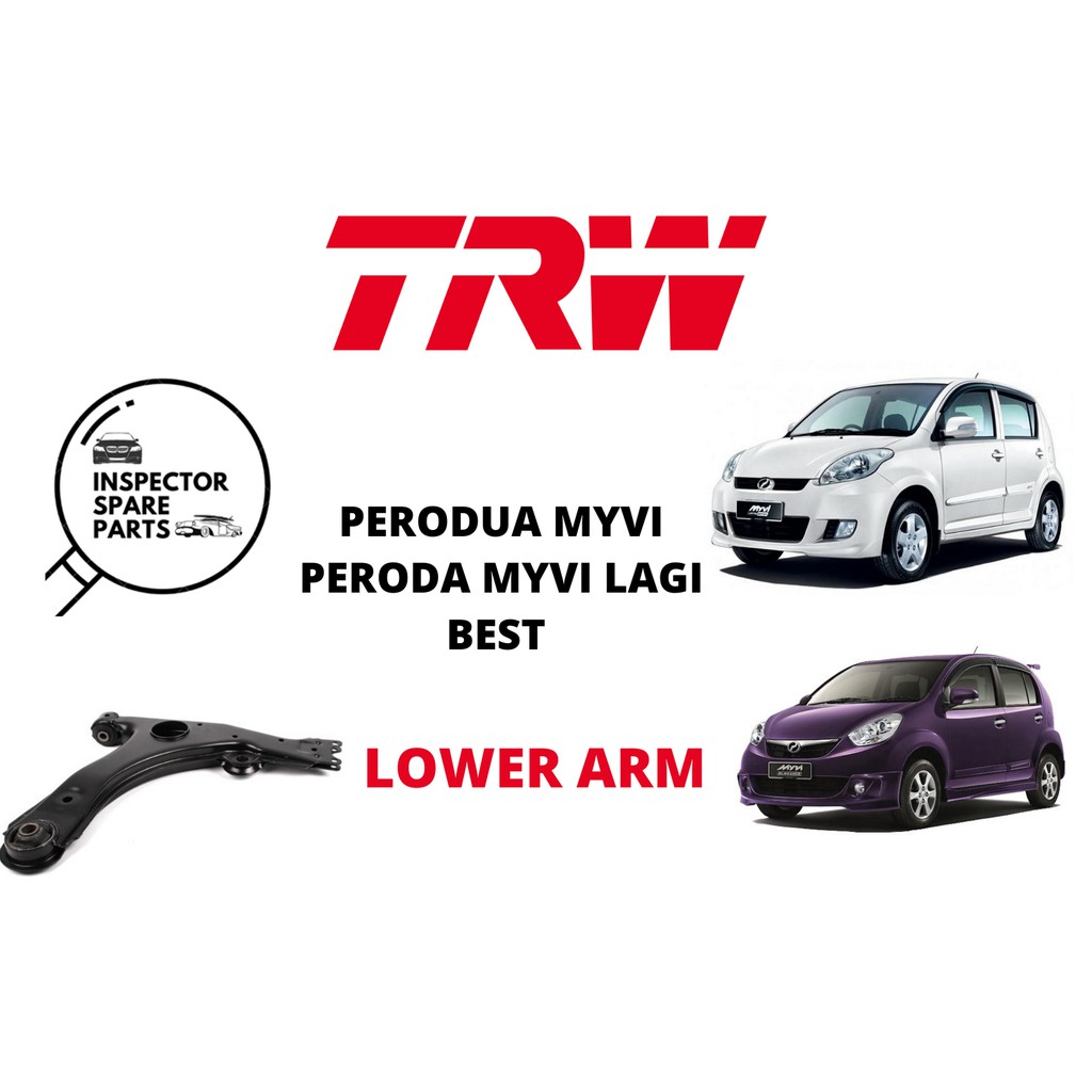 Trw Perodua Myvi And Myvi Lagi Best Front Lower Arm Pcs