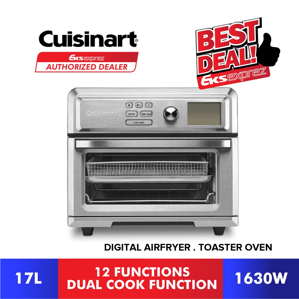 Cuisinart Digital AirFryer Toaster Oven (17L) TOA-65 With 12 Function ...