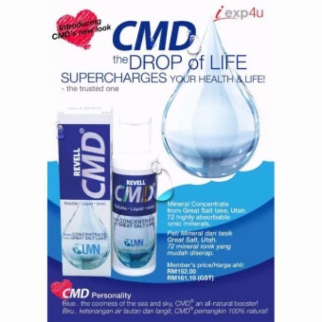 AUTHORIZED DEALER CMD Concentrated Mineral Drops Great Salt Lake 120 ml ...