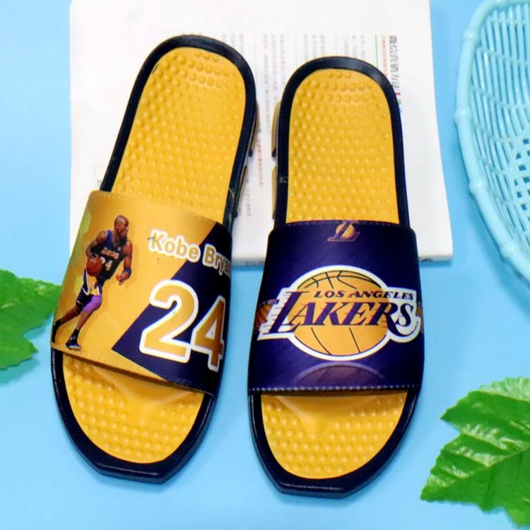 Slippers male drag NBA Lakers Kobe Bryant James Curry Warriors