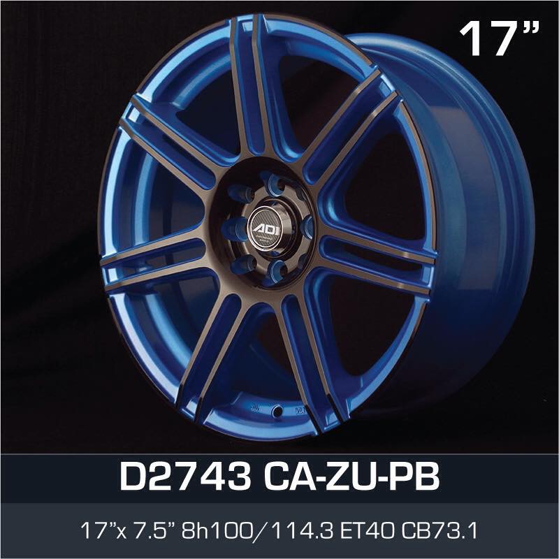 AD 17 inch 7.5JJ 4X100 4X114.3 ET40 ORI CAR SPORT RIMS WHEELS D2743 ...
