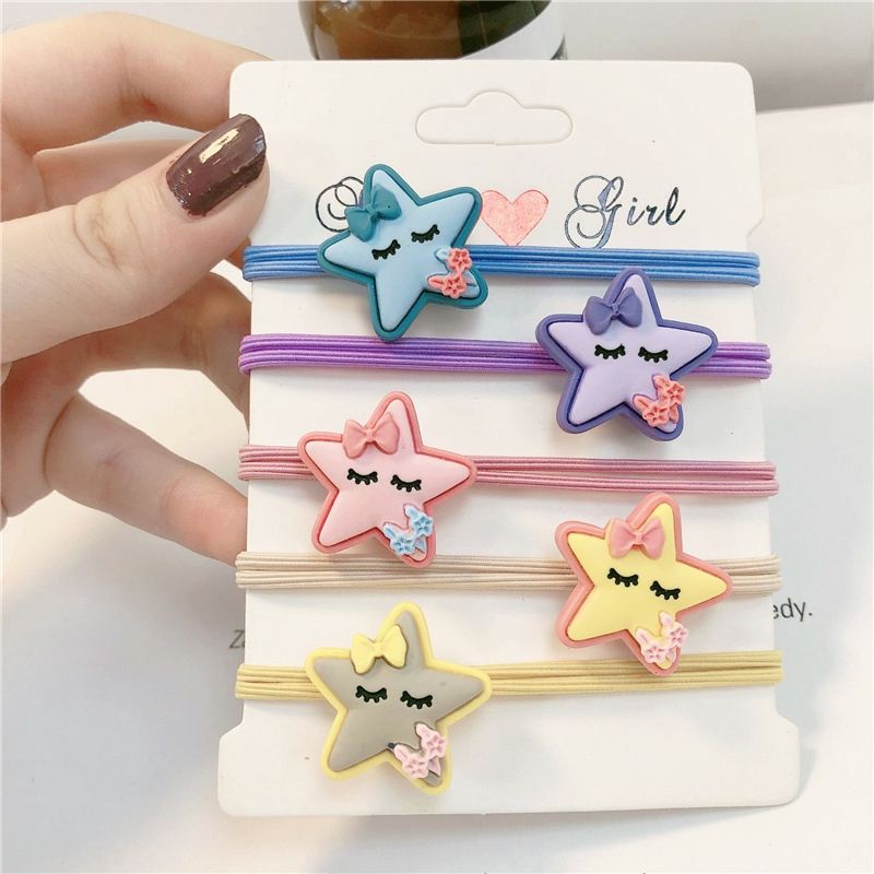 LZ (Clear Stock) Getah Rambut Comel Bintang Sleepy Star Good Night Cute ...