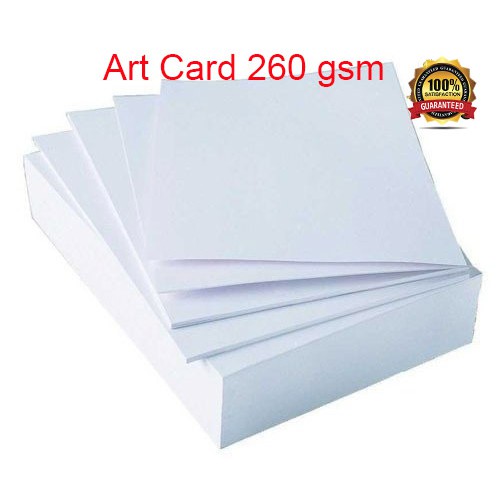 Art Card 260 gsm Glossy A4 Paper (100 pcs) Shopee Malaysia