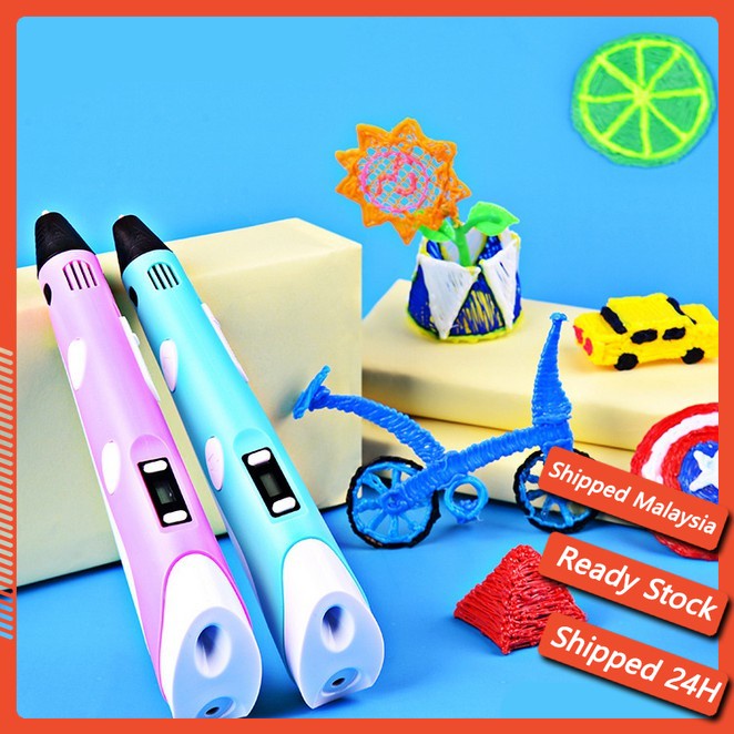 🍃Lowest price🍃Free 9M 3D Printing Pen Graffiti Drawing Painting Pens ...