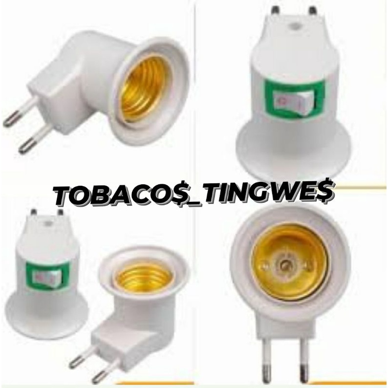 Brass Fitting Plug Light Plug+Sleep Switch Led Bulb Switch On Off Plug ...