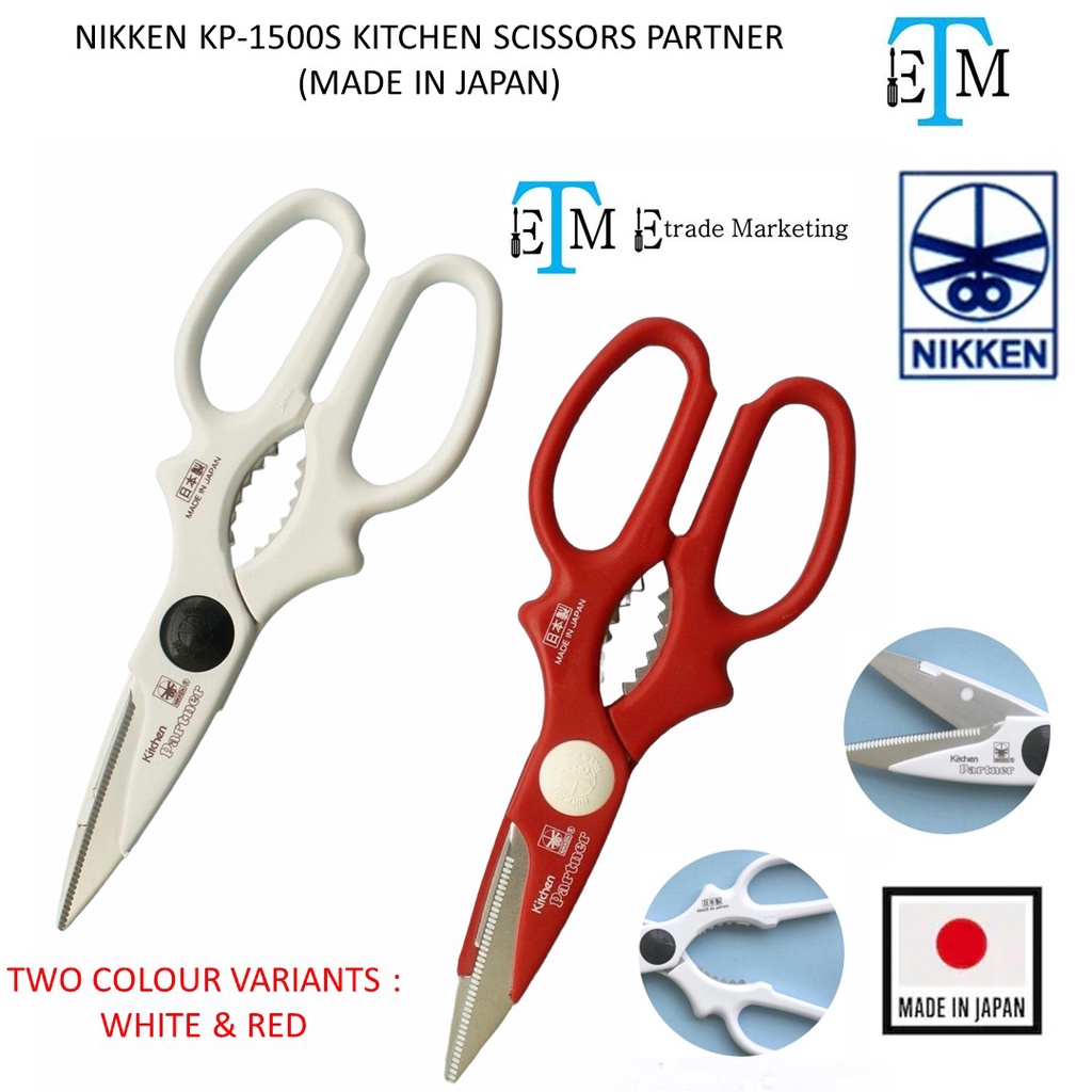 NIKKEN KP-1500S KITCHEN SCISSORS PARTNER (MADE IN JAPAN) | Shopee Malaysia
