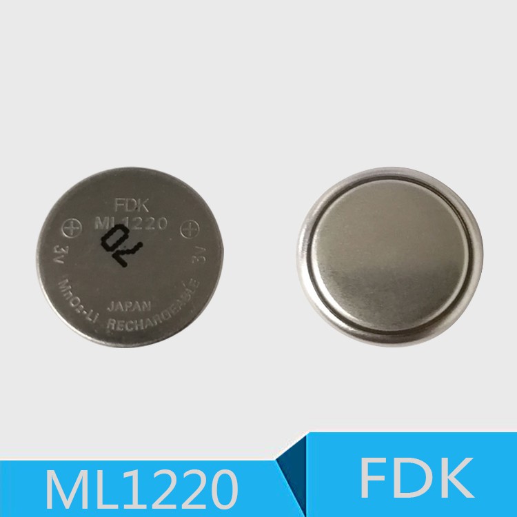 FDK ML1220 3V Coin type Rechargeable Notebook CMOS Battery Shopee
