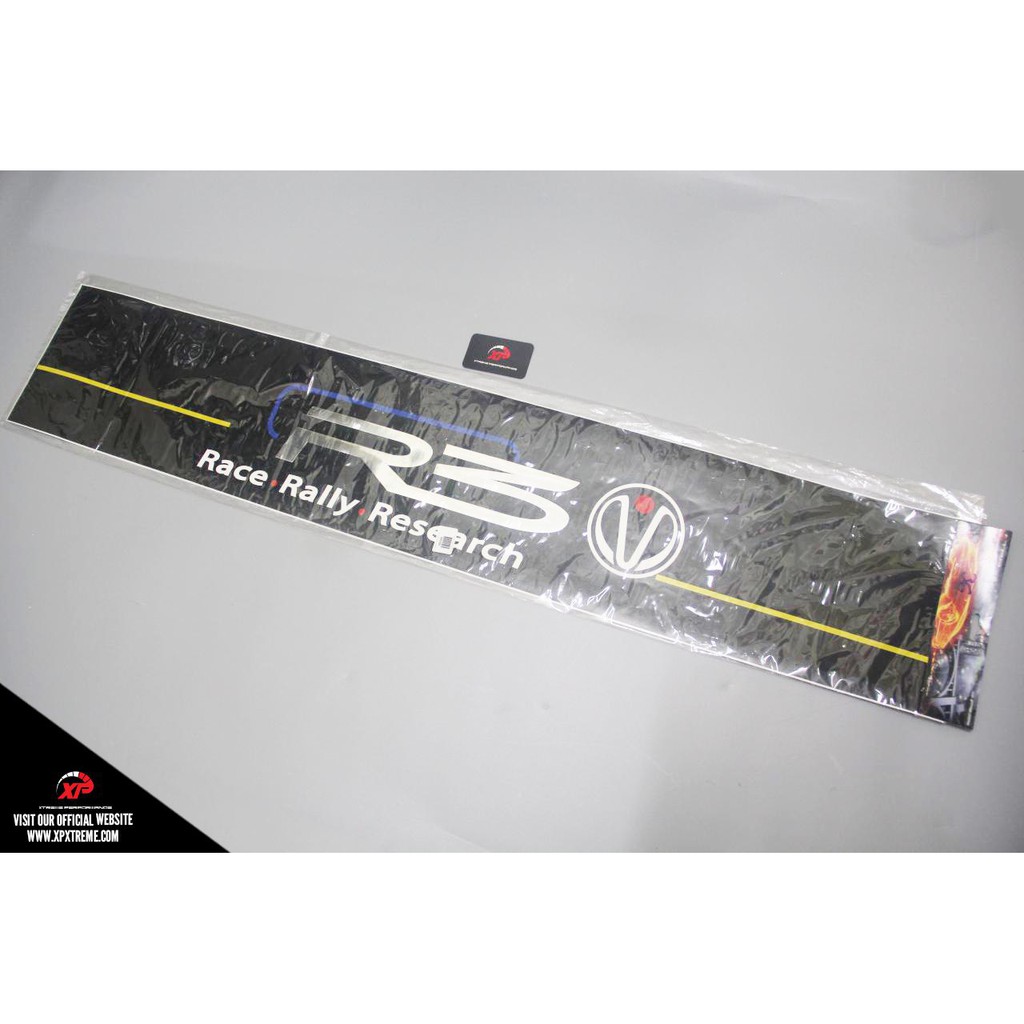 WINDSCREEN STICKER R3 RACE RALLY RESEARCH | Shopee Malaysia