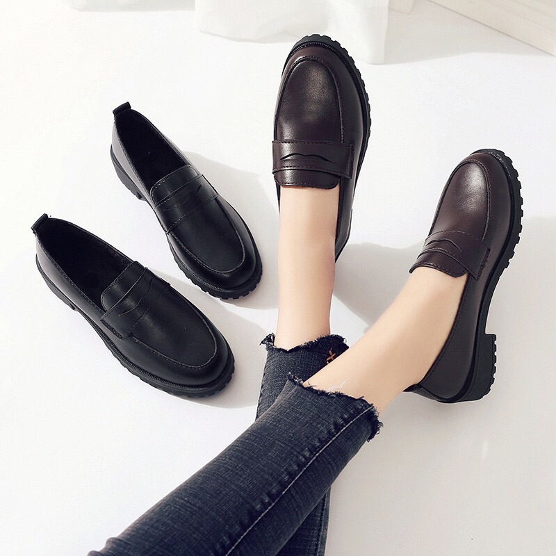 3.5 cm Oxford style cover shoes Kasut Perempuan | Shopee Malaysia