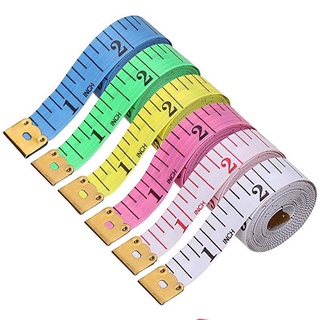 Cloth Tape Measure for Body 60 inch Metric inch Tailor Soft Tape Measure and Retractable Measuring Tape Dual Sided 1 Set 6pcs | Harfington