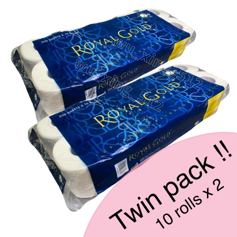 ROYAL GOLD Toilet Roll Tissue Paper, Toilet tissue Shopee Malaysia