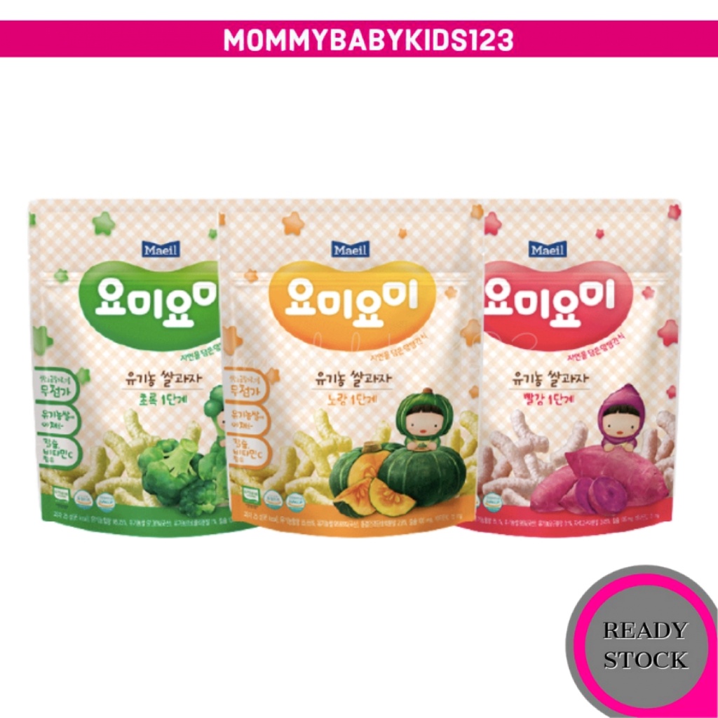 MAEIL Yomi Yomi Organic Rice Stick 6M+ (25g) | Shopee Malaysia