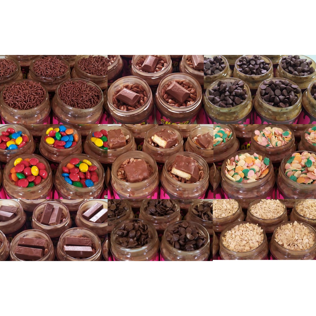 Choco jar viral murah sedap berkualiti free topping - chocojar balang ...
