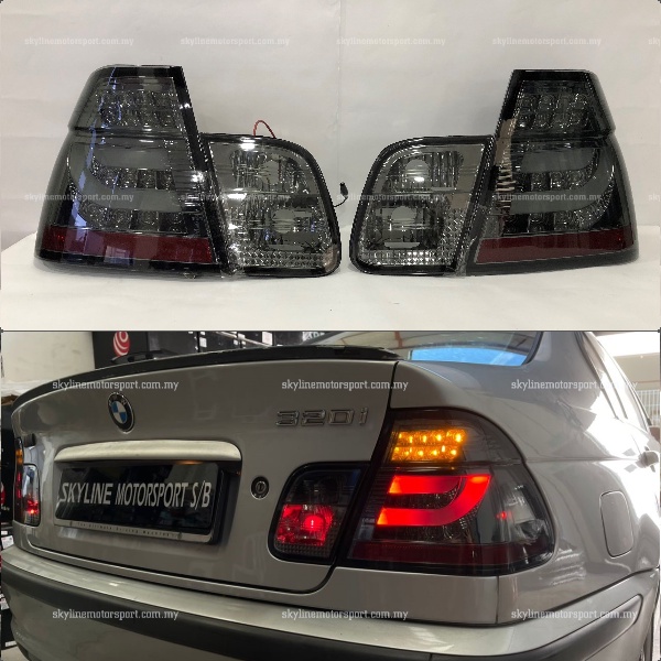 BMW E46 3 Series Led Tail Lamp Taillight 4Door Smoke 100% Taiwan 1998 ...