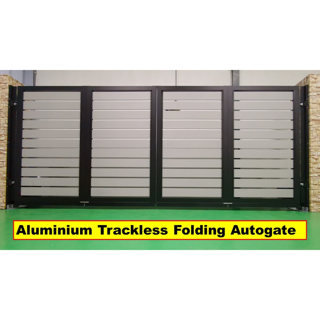 [10ft x 5ft] Aluminium Trackless Folding Autogate | Price included ...