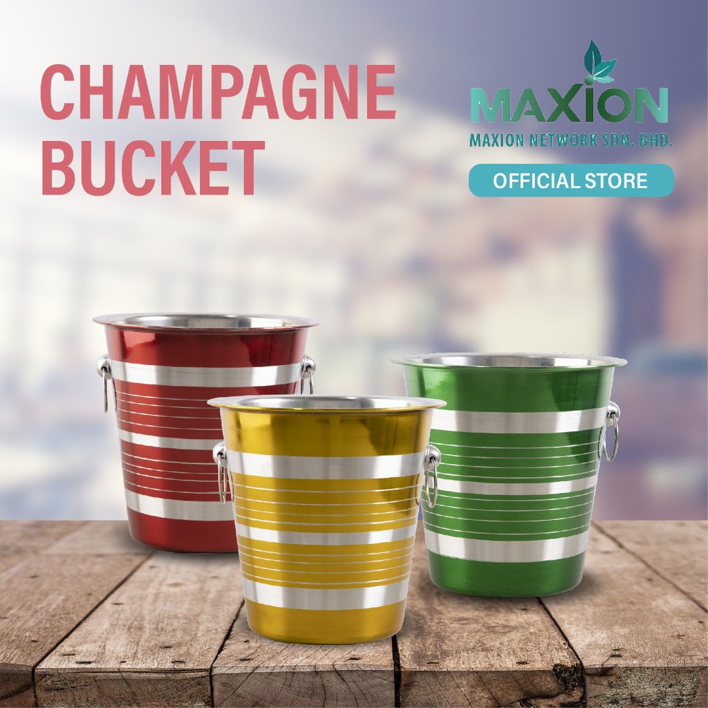 Stainless Steel Ice Bucket, Drink Cooler,Party Cooler, Champagne Bucket