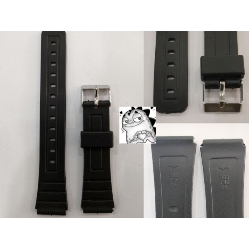 Watch Strap Q Q Casio Watch 18 20mm Plastic Wrist Band Strap for Sport Watch Tali Jam Tangan F 91W F91 Q Q G Shock Shopee Malaysia