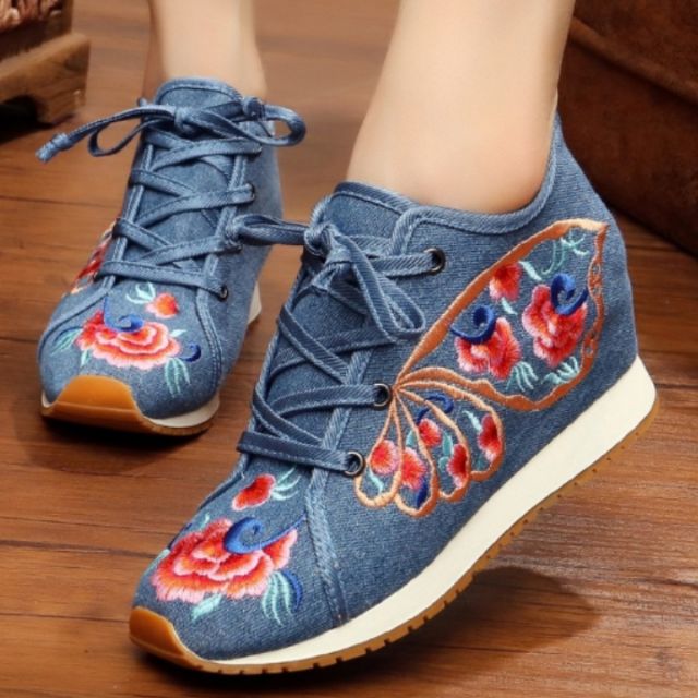 🔥🔥 READY STOCK💥New Style Foot Cloth Embroidery Shoes🔥🔥 | Shopee Malaysia