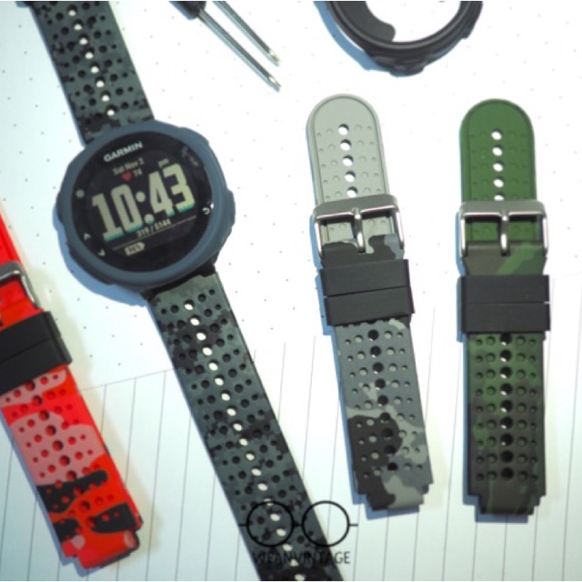 Cinturino Garmin Forerunner Cinturino In Acciaio Inossidabile Per Garmin Forerunner 235/220/230/620/630/735XT - Nero, Regolabile Cinturino Metallico Polso 17-23.5cm