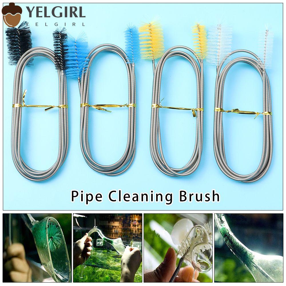 YELGIRL 45/90/155/200cm Portable Flexible Tube Brush Double Ended Hose ...