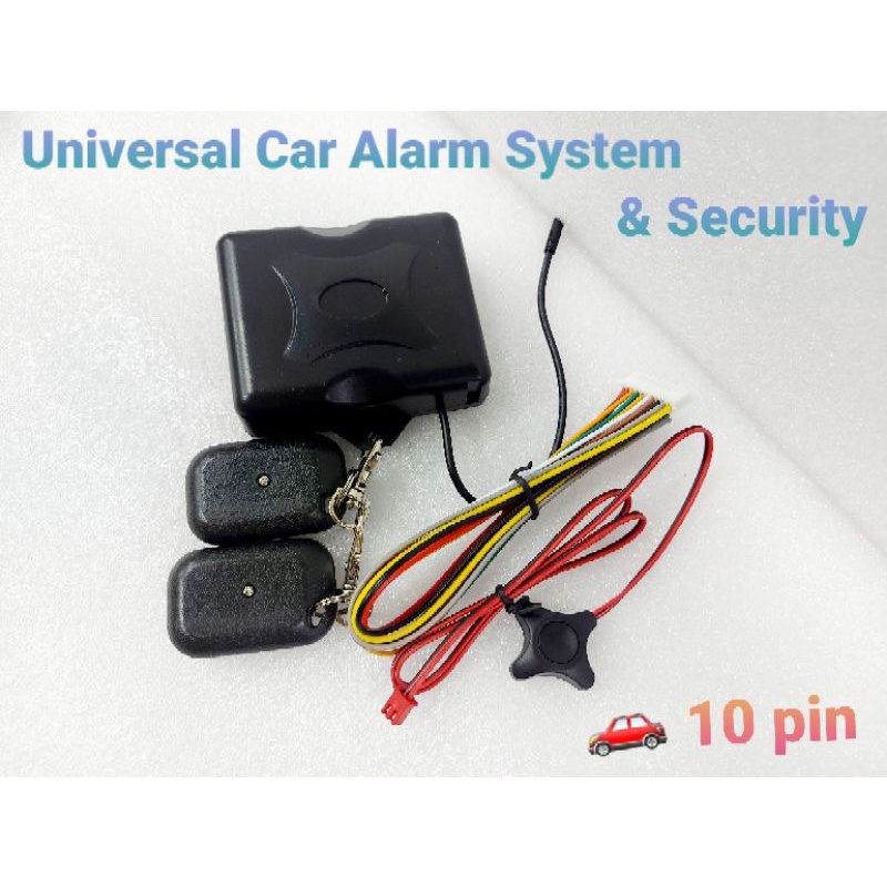 Universal Car Alarm System & Security (10 pin) | Shopee Malaysia